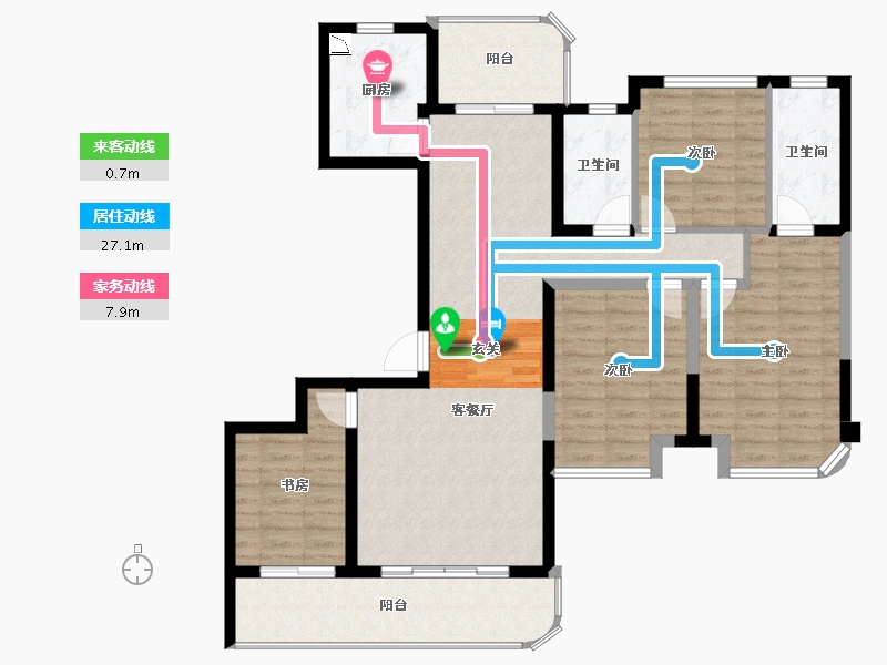 四川省-成都市-德商御�Z天骄-112.01-户型库-动静线