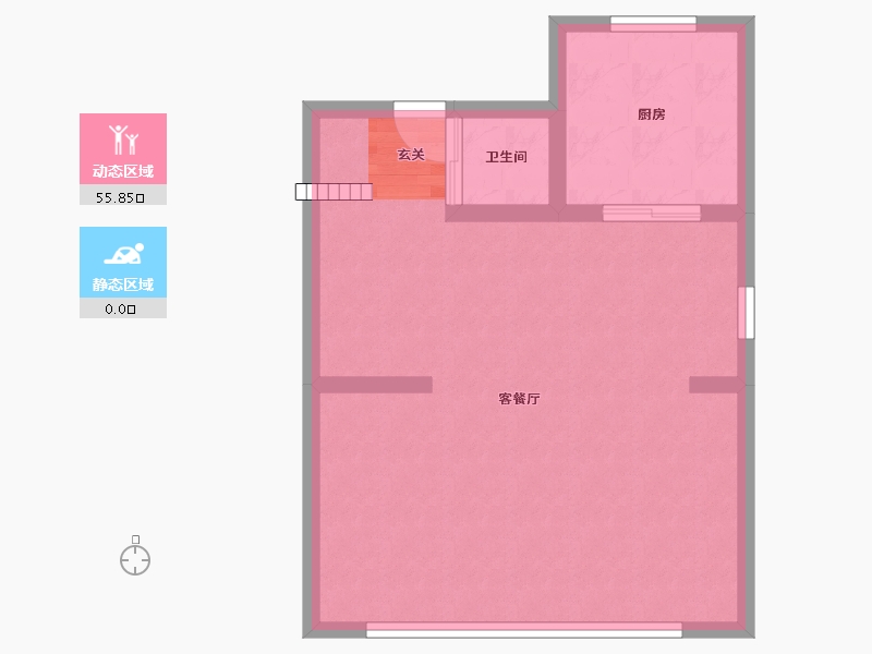 北京-北京市-首创住总・禧瑞金海-50.71-户型库-动静分区