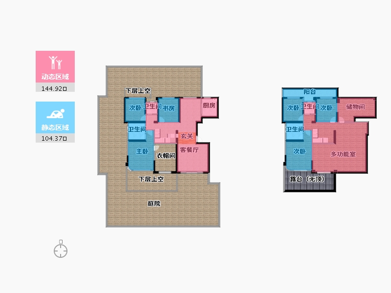 四川省-成都市-德商御�Z天骄-473.29-户型库-动静分区