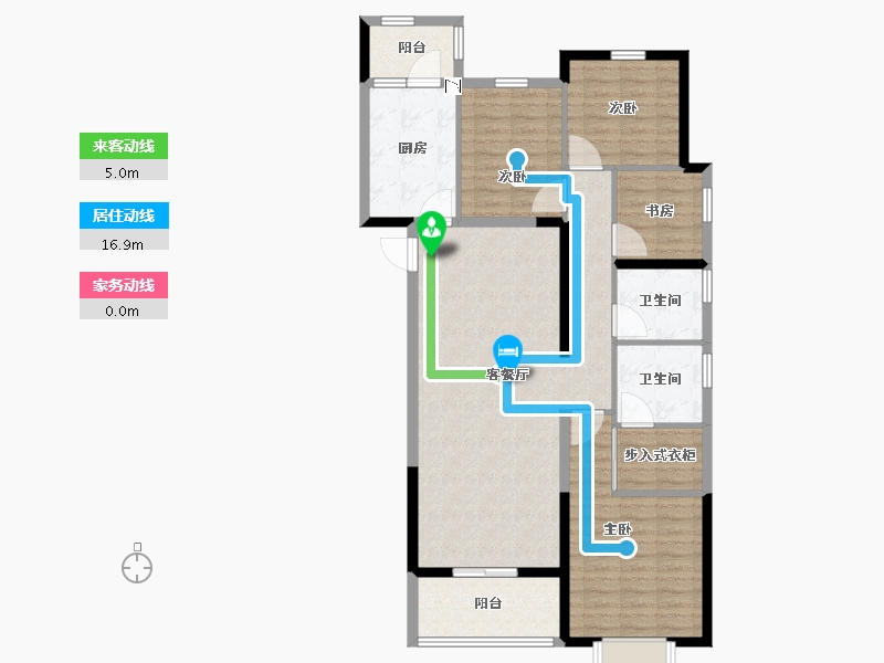 河南省-安阳市-林州恒大悦府-113.40-户型库-动静线