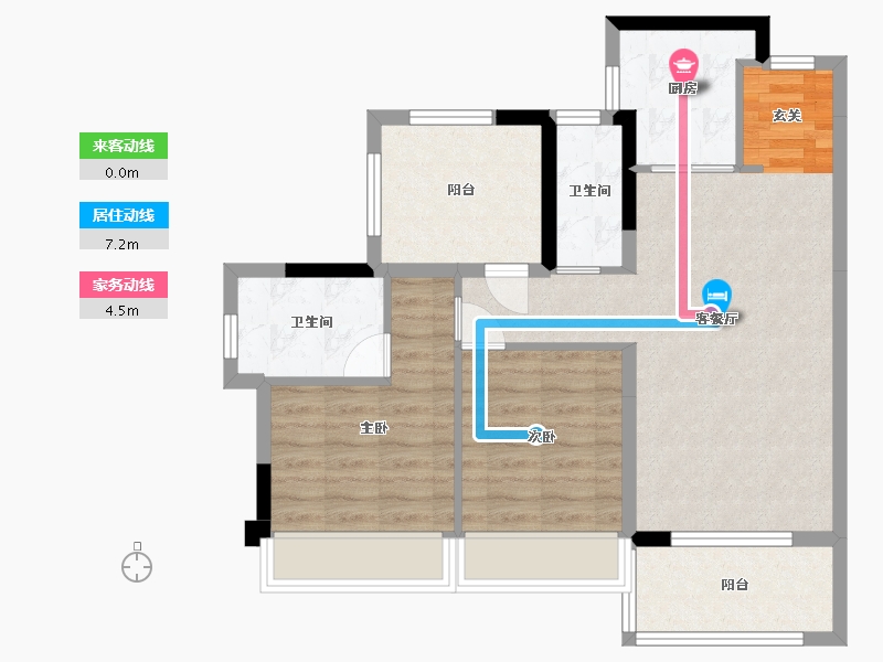 广东省-湛江市-湛江・远洋城-78.02-户型库-动静线