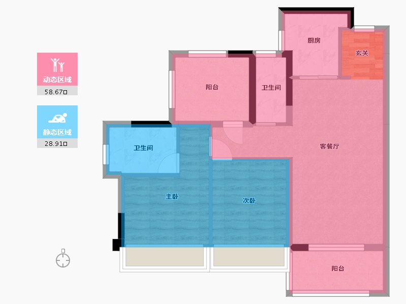 广东省-湛江市-湛江・远洋城-78.02-户型库-动静分区