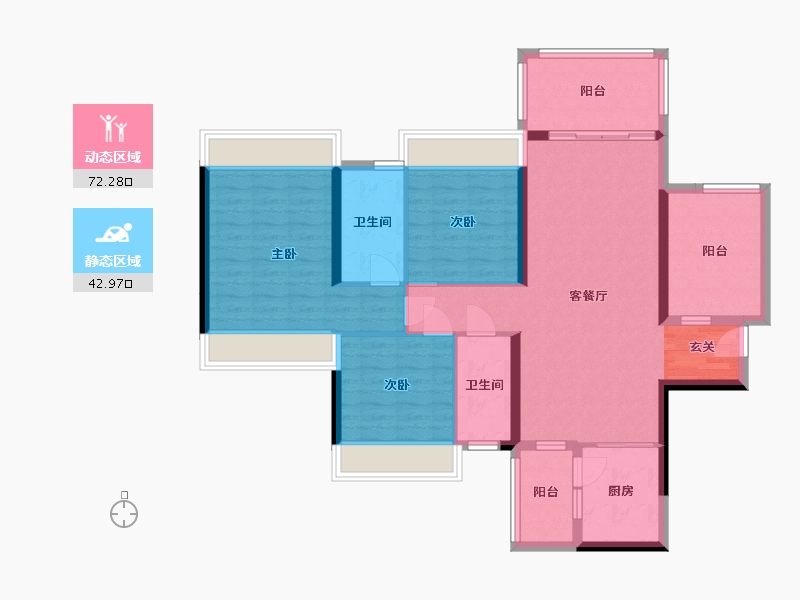 广东省-湛江市-万合隆广场-103.03-户型库-动静分区