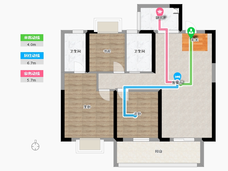 江西省-九江市-赣电荣府-88.01-户型库-动静线