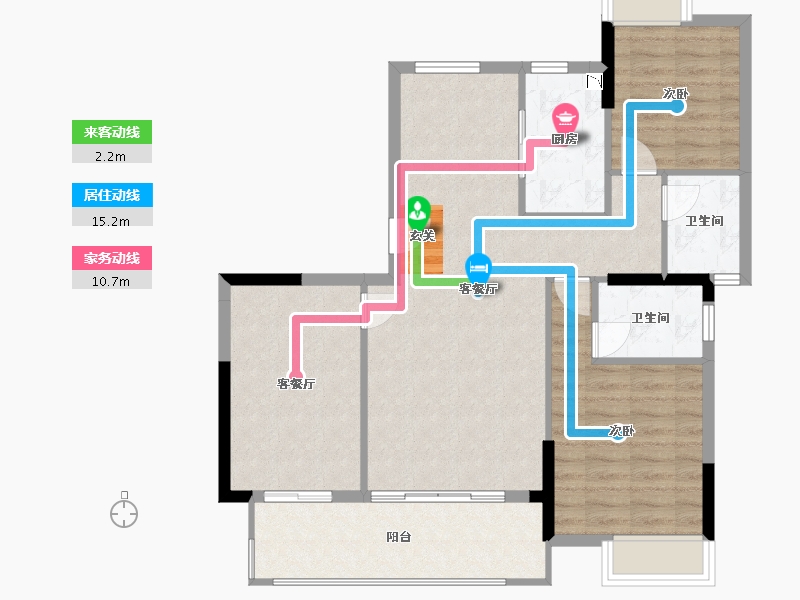 江西省-九江市-中辉御龙湾-91.20-户型库-动静线