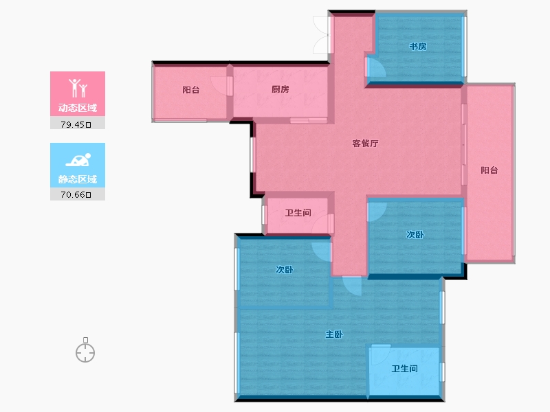 广西壮族自治区-玉林市-玉林绿地城-135.83-户型库-动静分区