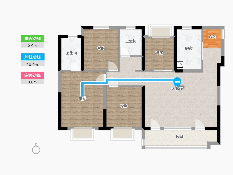 江苏省-常州市-弘阳上坤云�o-102.40-户型库-动静线