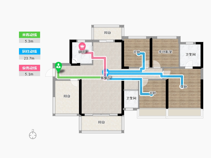 广西壮族自治区-百色市-碧桂园城央府-114.57-户型库-动静线