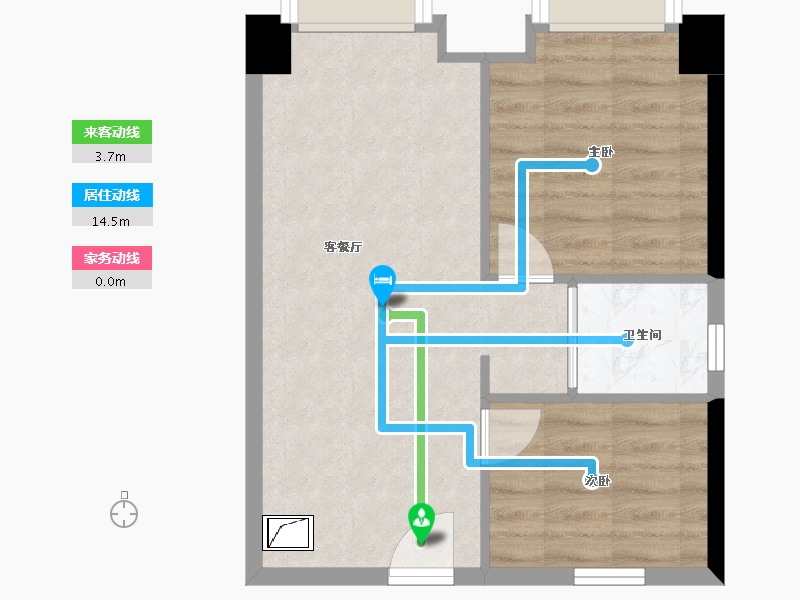 湖南省-长沙市-碧桂园城市之光-46.16-户型库-动静线