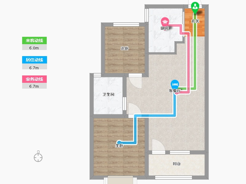 山东省-青岛市-海尔产城创衡山学府-64.80-户型库-动静线