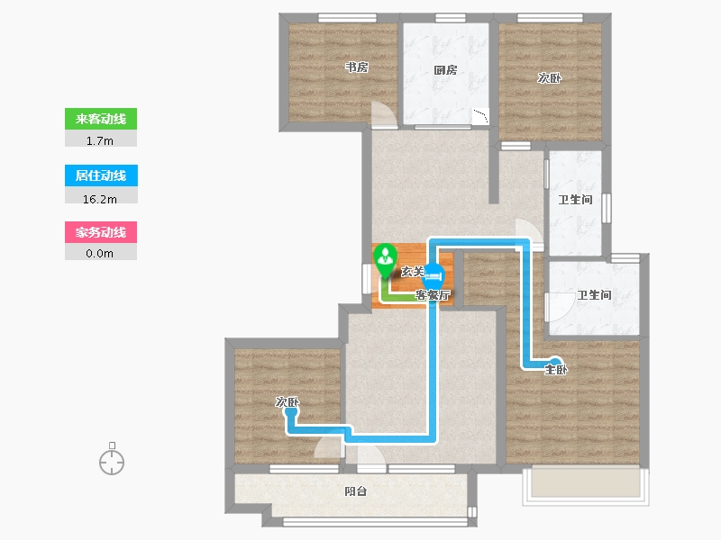 山东省-青岛市-金茂智慧国际城-97.02-户型库-动静线