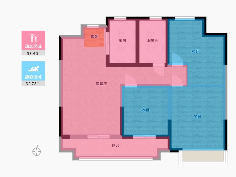 江苏省-扬州市-启迪科技城丨融悦-82.41-户型库-动静分区