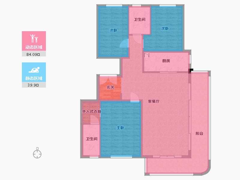 河北省-石家庄市-长安润江壹号-112.30-户型库-动静分区