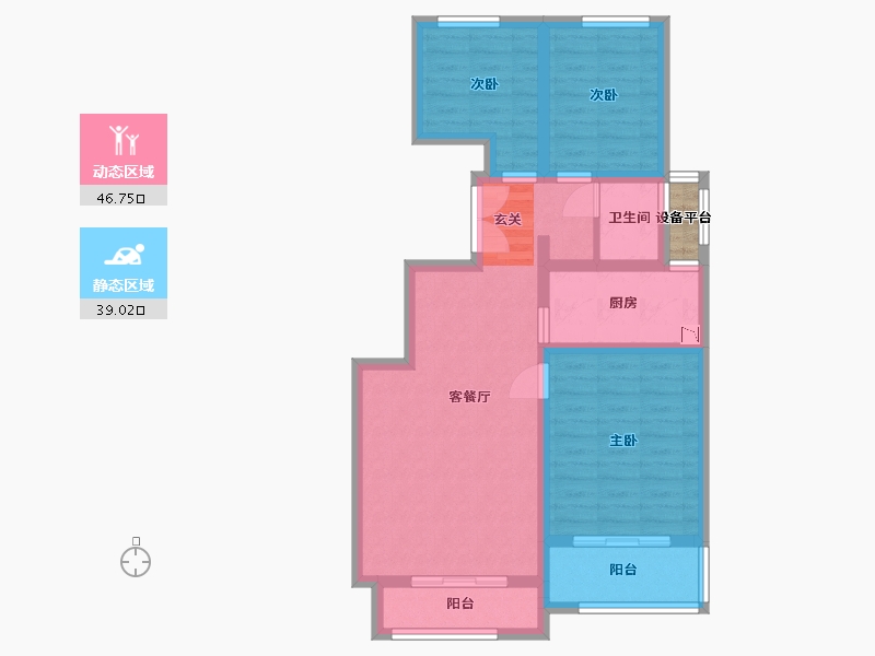 河北省-承德市-君御府-76.62-户型库-动静分区