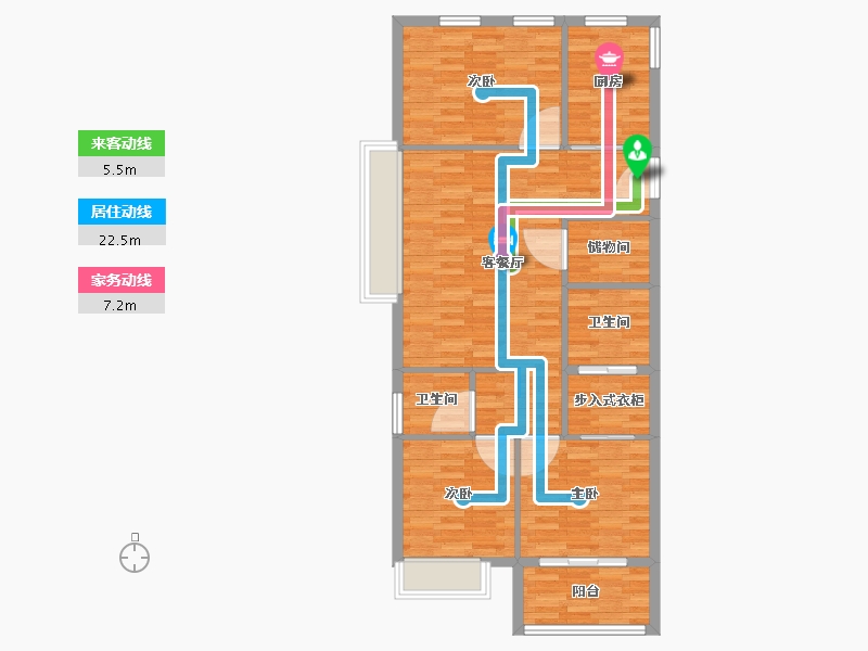 浙江省-湖州市-孔雀城-91.01-户型库-动静线