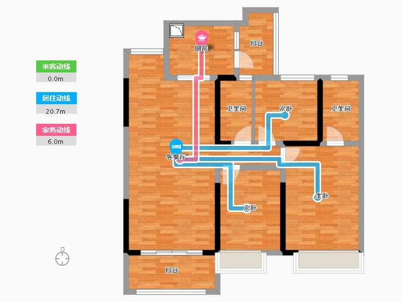 广西壮族自治区-贵港市-万港城-97.24-户型库-动静线