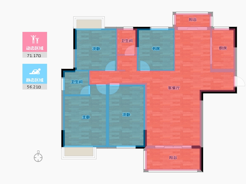 江西省-赣州市-泛华盛世-114.94-户型库-动静分区