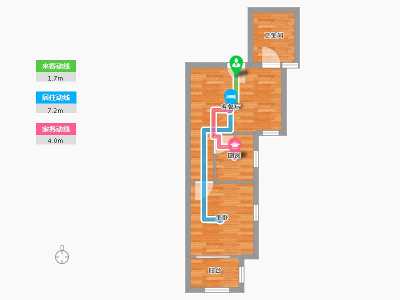 广东省-广州市-怡康苑-38.09-户型库-动静线