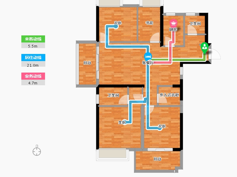 福建省-福州市-恒宇国际首府-99.00-户型库-动静线