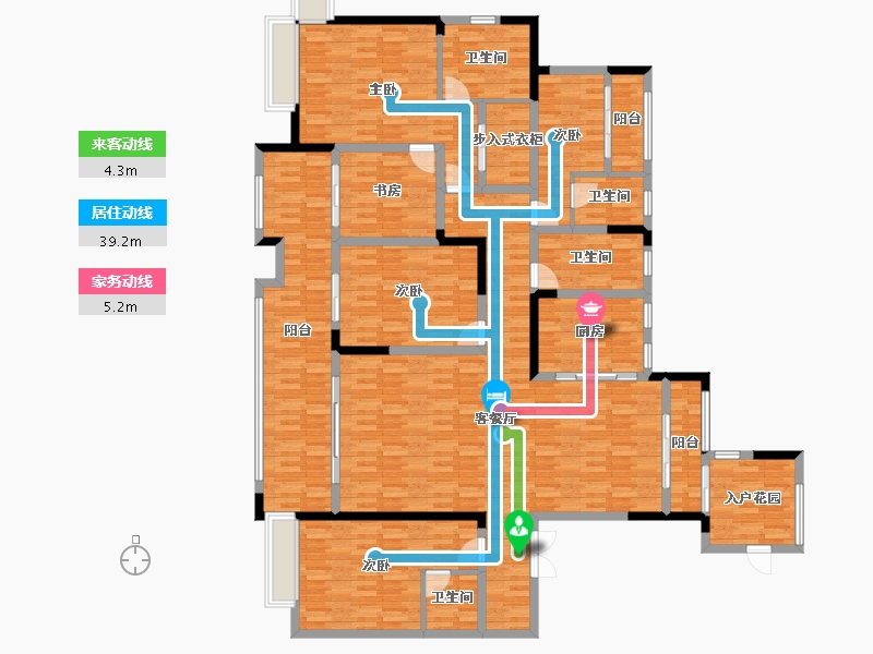 江西省-上饶市-友邦壹号公馆-203.08-户型库-动静线