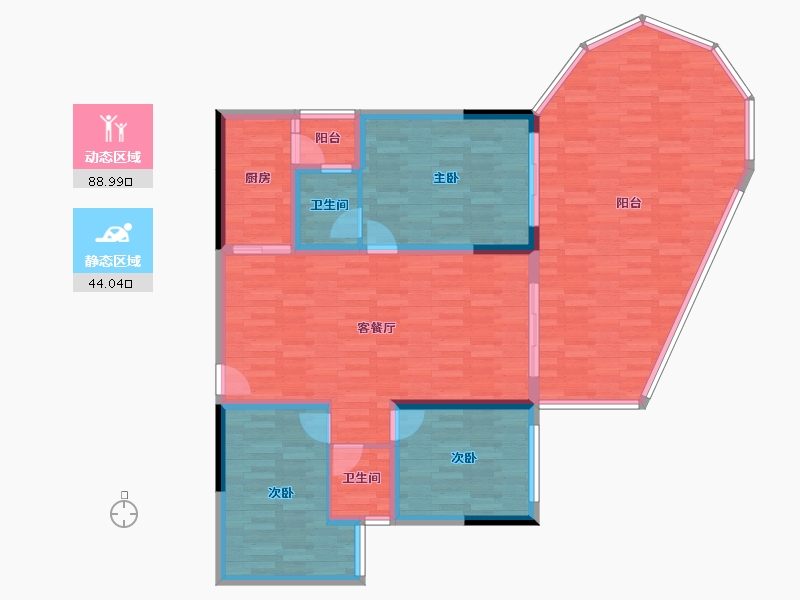 四川省-宜宾市-僰城首席-121.31-户型库-动静分区