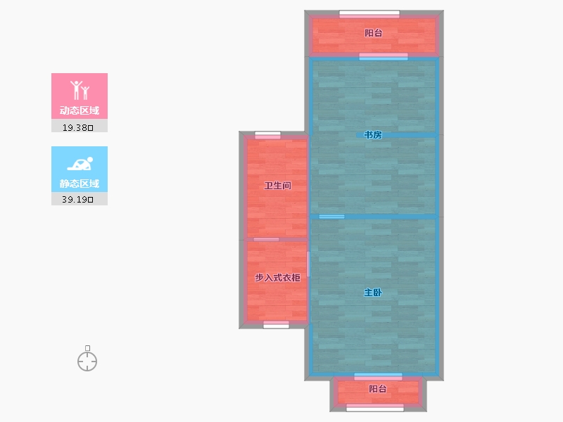 湖南省-湘潭市-富瑶天下-52.20-户型库-动静分区