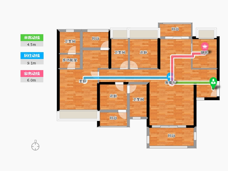 广东省-深圳市-天健-122.38-户型库-动静线