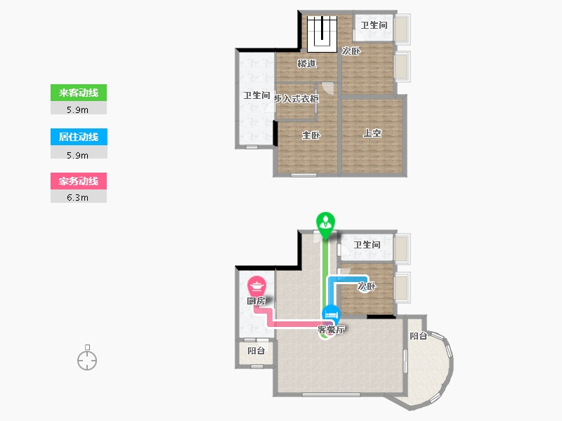 广东省-珠海市-中信红树湾-182.86-户型库-动静线