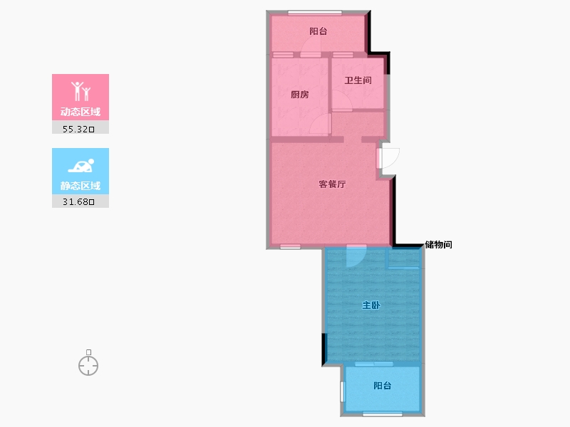 江苏省-南通市-雅学苑-78.01-户型库-动静分区