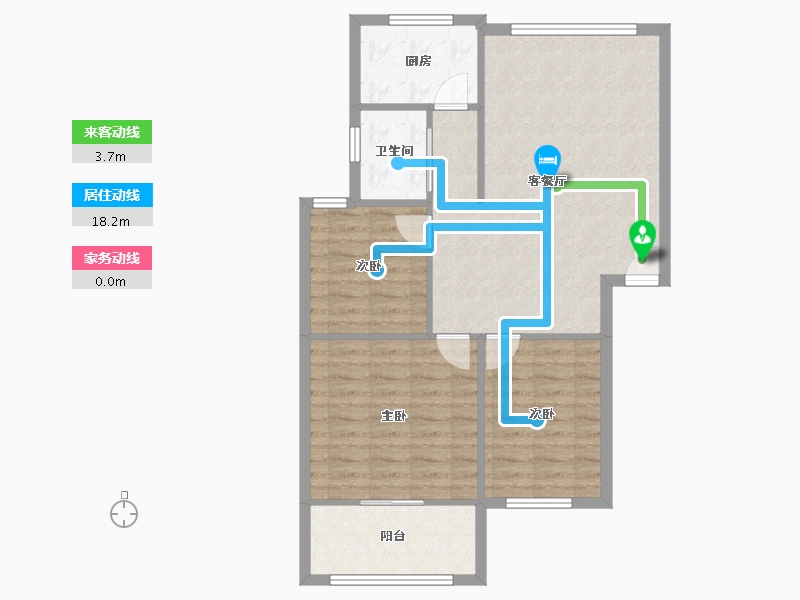 福建省-厦门市-前埔北区一里-82.15-户型库-动静线