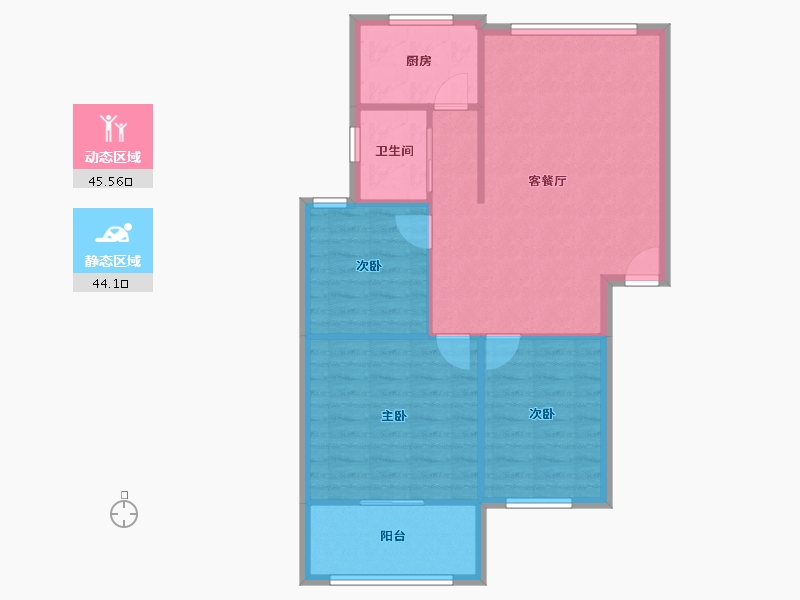 福建省-厦门市-前埔北区一里-82.15-户型库-动静分区