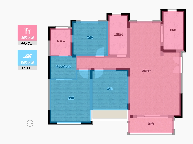 山东省-济南市-北纬37°-96.52-户型库-动静分区