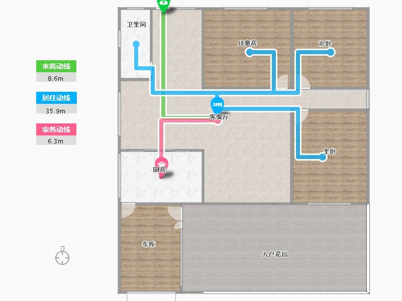 湖南省-株洲市-自建-179.94-户型库-动静线