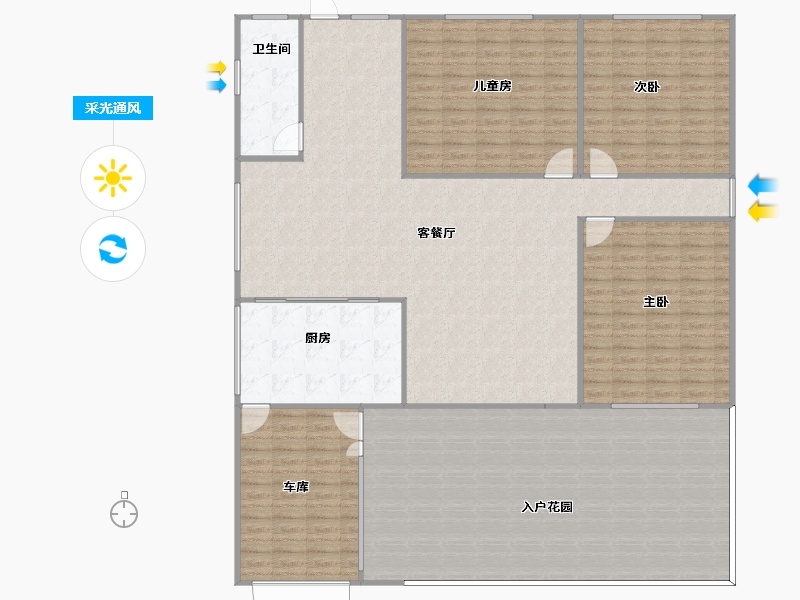 湖南省-株洲市-自建-179.94-户型库-采光通风