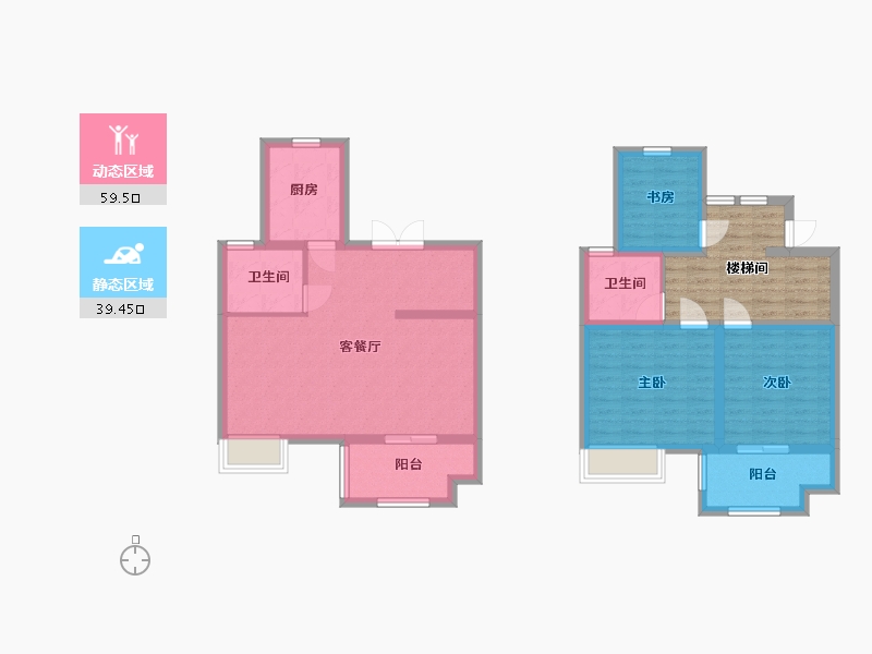 安徽省-合肥市-华地・黄麓公馆-99.99-户型库-动静分区