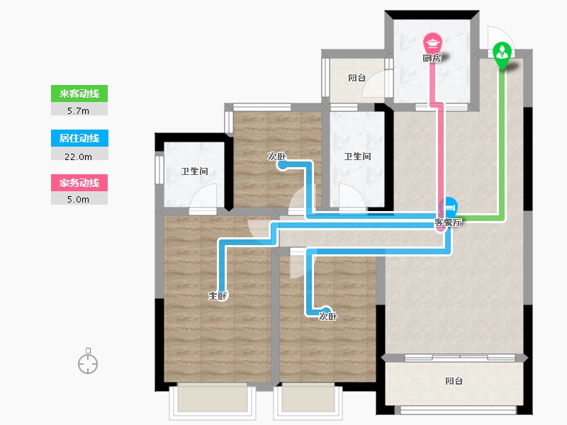 广东省-揭阳市-新华城-86.12-户型库-动静线