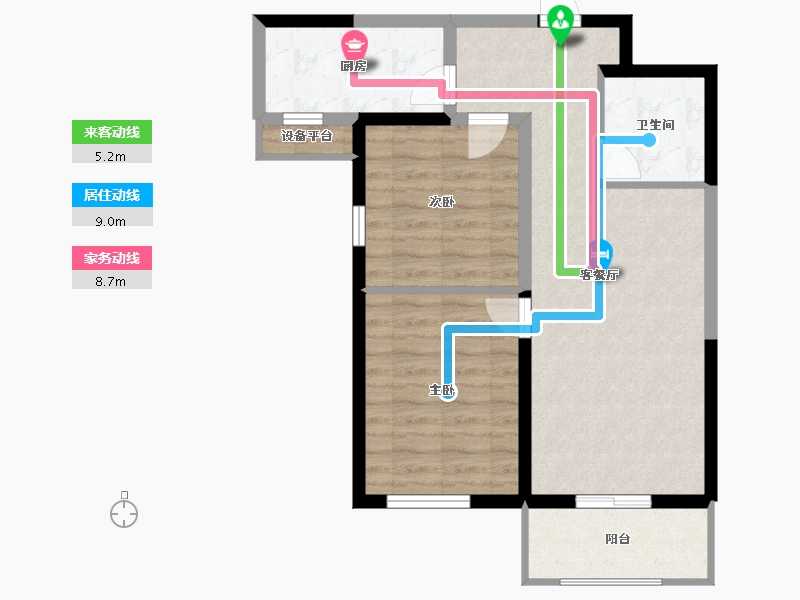 甘肃省-兰州市-傲润天顺祥-68.07-户型库-动静线