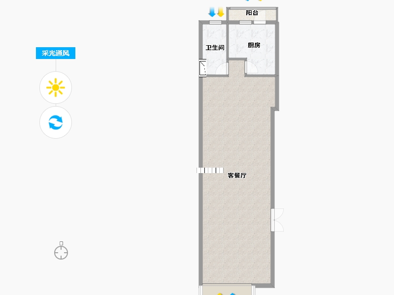 吉林省-长春市-御翠园-77.86-户型库-采光通风