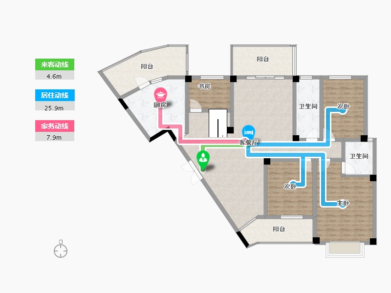 广西壮族自治区-柳州市-国信凤起新都-143.69-户型库-动静线