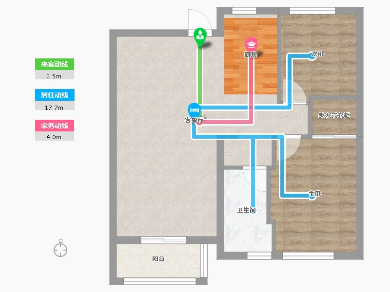 福建省-福州市-世茂海峡城-63.00-户型库-动静线