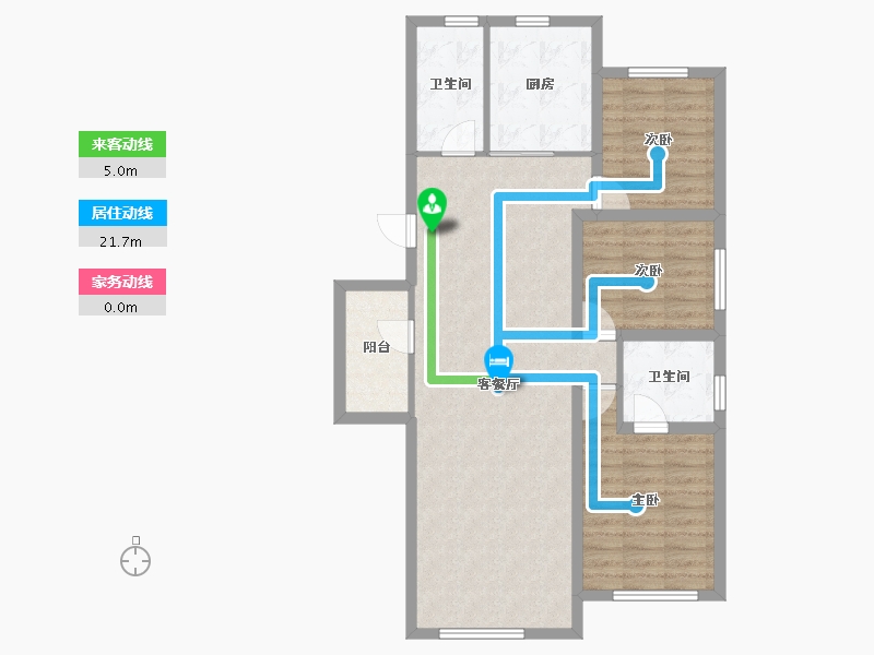 河北省-沧州市-孔雀城-92.26-户型库-动静线