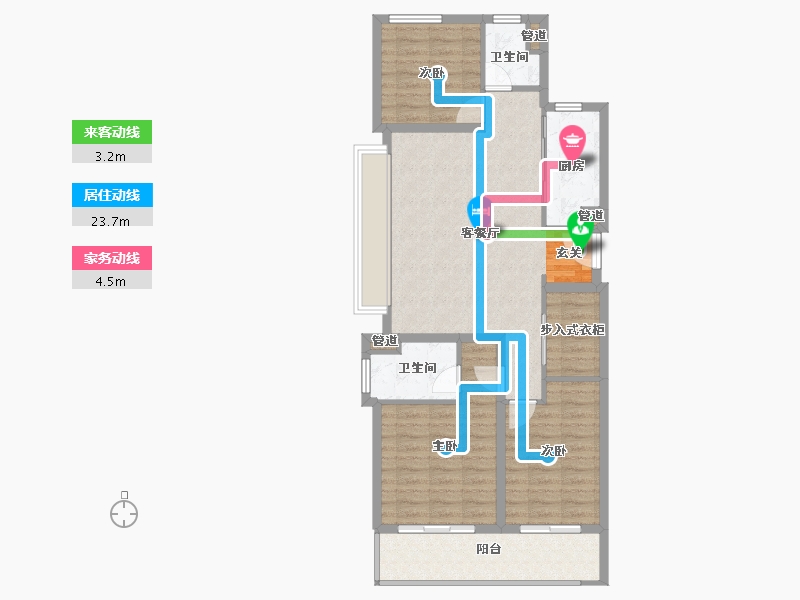 江苏省-南京市-云逸都荟花园东区-94.99-户型库-动静线