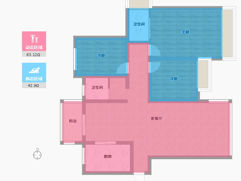 河南省-郑州市-泰宏建业国际城-94.10-户型库-动静分区