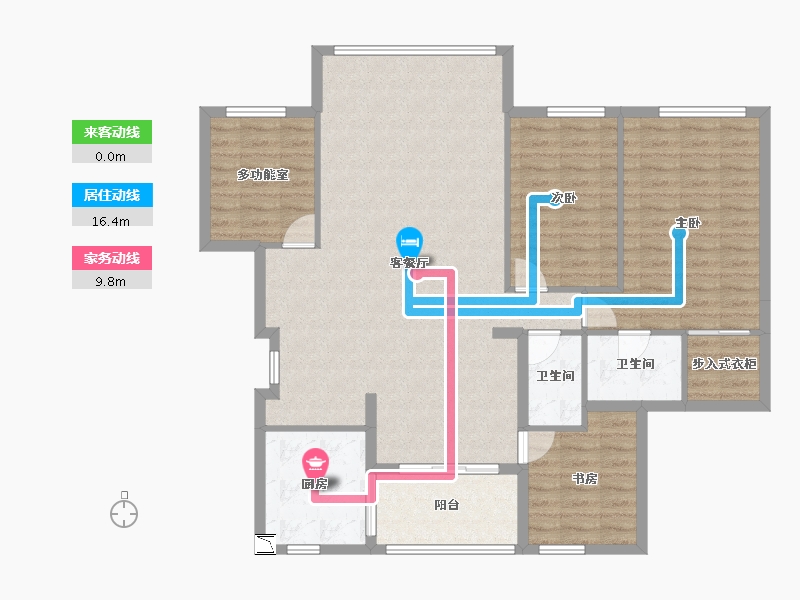 北京-北京市-大西洋新城-119.49-户型库-动静线