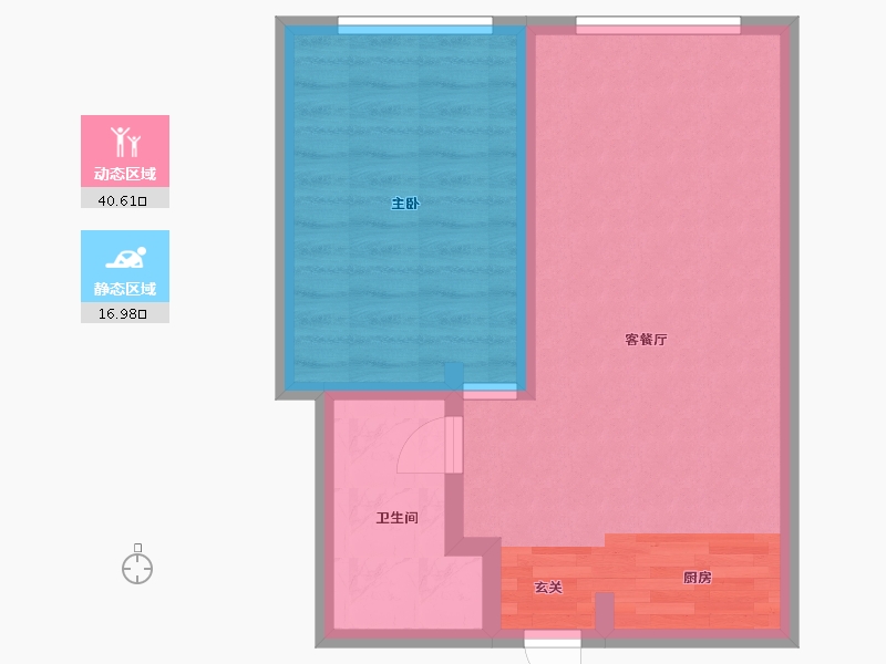 辽宁省-朝阳市-泰禾・北京公馆-51.59-户型库-动静分区