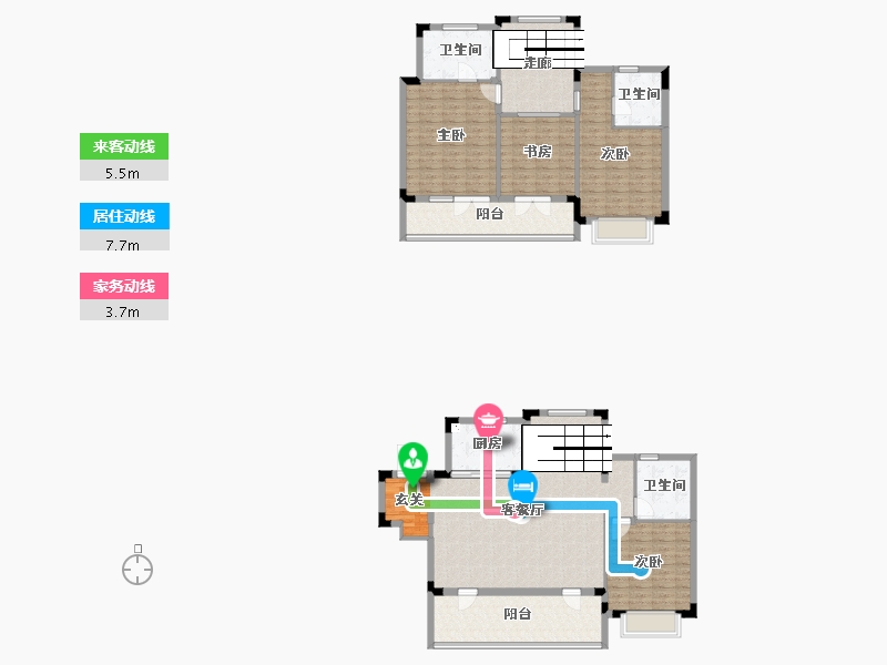 浙江省-杭州市-大华春山明月-158.61-户型库-动静线