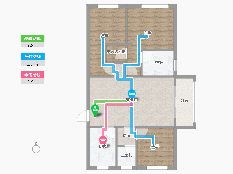 江苏省-宿迁市-新城悦隽-66.14-户型库-动静线