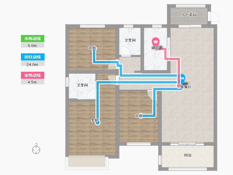 山东省-聊城市-星光・�Z园-101.60-户型库-动静线