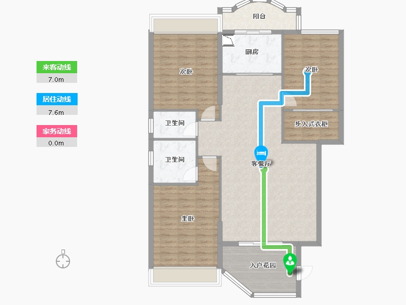 广东省-汕头市-经纬源家园-123.64-户型库-动静线