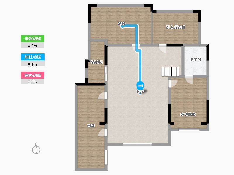 吉林省-长春市-金地江山�L�A-155.82-户型库-动静线